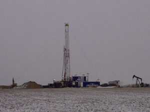Dundee Discovery rig drilling a directional well